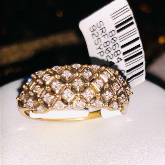 Real diamond exquisite custom vintage style wedding band Not CZ not moissanite - Picture 4 of 4